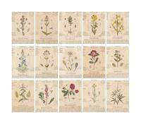 Akfldms Retro Handbook Material Book DIY Base Material Package Retro Inspiration Series Retro Handbook Decorative BackingPaper,F