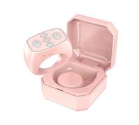 Akfldms Ring Mobile Phone Bluetooth Remote Control Mini Charging Case Camera Remote Shutter for Remote E-Book Page Turning C