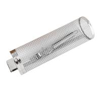 Akfldms Rolling Grilling Baskets for Outdoor Barbecue Cage with Handle Grill Bbq Net Tube Stainless Steel Large Round Mesh A