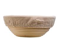 Akfldms Round Proofing Basket, Easy to Bake Bread, Bread Fermentation, Bread Basket with Washable Cloth