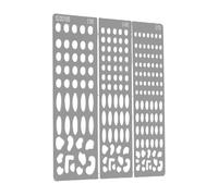 Akfldms Scale Static Grass Planting Template Tool for Electrostatic Flock Applicator Scene Sand Table