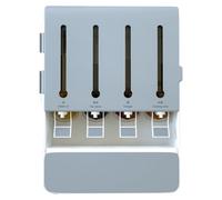 Akfldms Seasoning Box Plastic Condiment Containers Easy to Clean for Pepper Kosher and Sea Salts