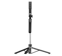 Akfldms Selfie Stick for Smartphone with 360° Rotation, Wireless Bluetooth Control, 170cm Length, Extended Tripod& Remote Shutter for Android, Ios Black