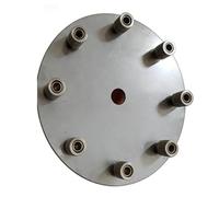 Akfldms Shortwave GP Antenna Ground Plate with 8 Terminals(11cm) for JPC12 PAC12 Antennas for Radio Communication Systems