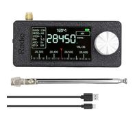 Akfldms SI4732 0.5-108mhz Portable Radio LSB USB AM FM Pocket Mini Radio 1.9inch IPS Screen FM/AM Radio HF SW MW VHF Radio