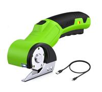 Akfldms Small Lithium-Ion Battery Powered Electric Scissors Quick Cloth-Cutting Tool for Cardboard, Packages Leather Plastic