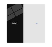 Akfldms Smart Lighting Switch with Display Voice Control ZigBee Smart Life APP AC100-240V 86x86mm Smart Home Product