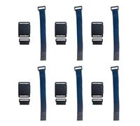 Akfldms Smol Slimes Tracker SlimeVR-Compatible Integration LSM6DSV IMU and QMC6309 with 1000mm Strap 6PCS