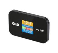 Akfldms Stable Connection WiFi Hotspot Traveler 4G WIFI6 Mobile 300Mbps LED Display SIM Card Slot Supports 10 Devices Outdoor RV