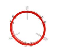 Akfldms Star Finder Mount 3-Point Astrophotography Guide Locking Rings forTelescope Mount Finder Pointer 110mm Red