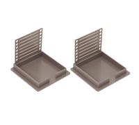 Akfldms Sticky Note Dispenser with Stencil Sticks Template Self-Adhesive Notepad Note Organ Stick Note Holder