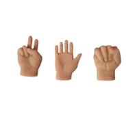 Akfldms Stretchable Hands Cat Toy, Mini Hands for Cats, New Stretchable Hands Cat Toy, Finger Gloves for Cats 3PCS