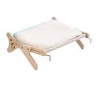 Akfldms Sturdy Adjustable Cat Window Perch 40 Lbs Capacity Sunbathing Bed Hammock Washable in Pink for Indoor Cats C