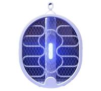 Akfldms Swatter with LED Light Dual-Function Mosquito Killing Lamp for Camping,Home Use A