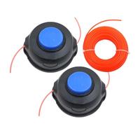 Akfldms T25 Grass Trimmer Head and Trimmer Line Set Brush Cutter Tool String Replacement Lawn Mower Accessories 2pcs