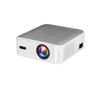 Akfldms T30 Portable Mobile Android WiFi Intelligent Projector Home Theater Cinema Bedroom Wall Projection UK PLUG