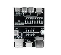 Akfldms T5 Data Cable Detection Board for Android Fast Charging/Type-C/Micro-USB Cable Abnormal Testing Rapid Detector
