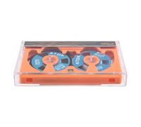 Akfldms Tape Cassette Double Sided Metal Core Card Holder for Sound Recording