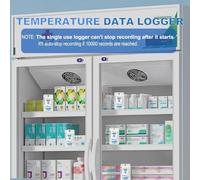 Akfldms Temperature Data Logger USB Disposable PDF Temp Recorder Thermometer Logger TempU02 60 Days for Cold Chain 10 Pack