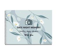 Akfldms The Date Night Book - Date Night Ideas & Adventures for Couples Record, Valentine's Day Gift, Gifts for Couples