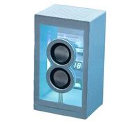 Akfldms Transparent Bluetooth Speaker Transparent Speaker Wireless Bluetooth Symphony Light RGB Private Mode Long Battery Life Blue