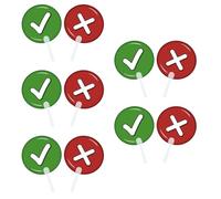 Akfldms True False 10Pcs for Classroom Voting Paddles for Meeting Activities Events Assessment Tools B