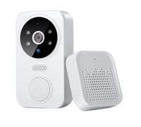 Akfldms Tuya Smart Home Doorbell Camera WiFi Wireless Doorbell DC AC Battery Powered Camera Bell Smart Life Doorbell Camera,A
