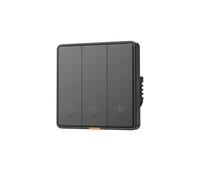 Akfldms Tuya Smart WiFi Light Switch Human Motion Detection No Need Neutral Wire Switch 3Gang