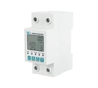Akfldms Tuya WiFi 2P Smart Meter Power KWh Meter Earth Leakage Over Under Voltage Protector Work with Tuya Smart Life