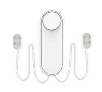 Akfldms Tuya WiFi Water Leak Sensor Detector Dual Line 90DB Smart Water Leakage Alarm Flood Alert Overflow Detection Security Alarm System