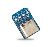 Akfldms Type-C 16-Pin to 2.54mm Pin Module Equipped with A 16-Pin Type Socket USB 5V Power Supply