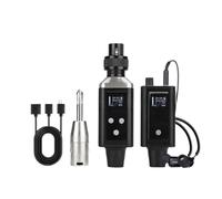 Akfldms UHF Stereo Wireless Monitor System Portable Wireless Real-Time Earphones for Singer Band Rehearsal Performance