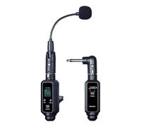 Akfldms UHF Wireless Radio Microphone System Clip-on Saxophone Microphone for Professional for Stage Performance Instruments One to One