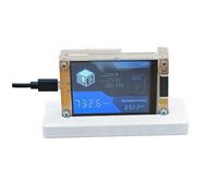Akfldms Upgraded 730Kh/S Harshrate Bitcoin Mining Crypto Solo Miner + Bracket 2.8" Smart Display A