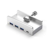 Akfldms USB 3.0 Type C HUB Aluminum Alloy External Multiports Splitter High Speed Expansion 5GBPS Data Transmission for Desktop