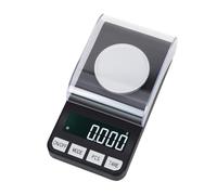 Akfldms USB Charging High Carat Scale Jewelry Scale Medicinal Materials Multi-Function Electronic Scale Black