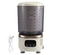 Akfldms USB Charging Portable Mini Automatic Washing Machine Can Dehydrate Without Assembly Needed, No Plug Required