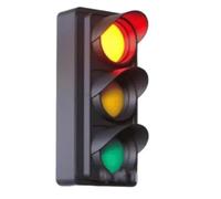 Akfldms USB Powered 9.8in Three-Color Traffic Light Lamp Wall Light for Social Status for Classrooms Bedrooms Garage Decor