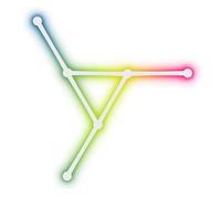 Akfldms USB Smart Wall Light RGB LED Light Bars 16 Million Color Dimmable Music Sync DIY Home Decor Light Bars White