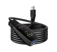 Akfldms USB3.0 Extension Cable Signal Amplifier Cable Type A Male to Female Extender Cable for PC Laptop Conference Camera 10m