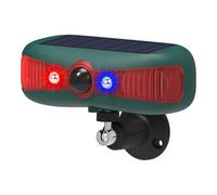 Akfldms Utdoor Security Alert System Solar Sensitive PIR Motion Sensor Barking 129Db Sound Warning