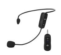 Akfldms Voice for Amplifier Speaker 2.4G Head-Mounted Wireless Lavalier Microphone Transmitter for Teaching Tour Guide