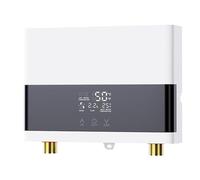 Akfldms Water Heater Electric,Instant Hot Water Heater with Remote Control,Water Temperature Regulating Valve LCD Touch Screen,A