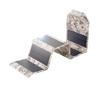 Akfldms Waterproof Foldable Solar Panel 5V USB Charging Bag for Phone Portable Battery Charger Outdoor Camping Power Bank Yellow