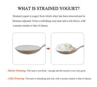 Akfldms Whey Separator 1800ml Yogurt Filter Greek Yogurt Strainer Food Strainer Storage Container Cheese Tools Kitchen Supplies