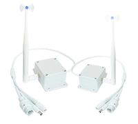 Akfldms Wireless 1 to 1 Long Distance 1.2KM WIFI Transmission Sender AP Receiver KIT 5MP 8MP PTZ IP Camera Ethernet Wire