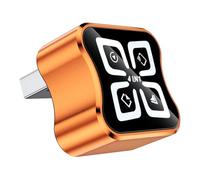 Akfldms Wireless AI Box Carplay Adapter 4in1 Airplay/Mirror Link/Android Auto/USB Dongle Wired Carplay to Wireless A