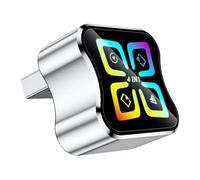 Akfldms Wireless Carplay Adapter 4in1 USB Dongle Airplay/Mirror Link/Android Auto/Carplay AI Box Wired to Wireless B