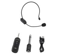 Akfldms Wireless Lavalier Microphone Set 2.4GHz Ideal for Teaching, Tour Guides, and Speakers