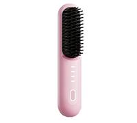 Akfldms Wireless Lazy Straight Hair Comb Negative Ion Hair Care Portable Char Comb Without Damaging Hair Modeling Comb A